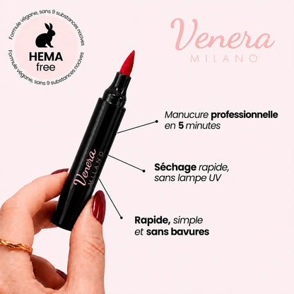 5 stylos vernis à ongles sans lampe UV | Venera™