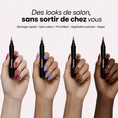 5 stylos vernis à ongles sans lampe UV | Venera™