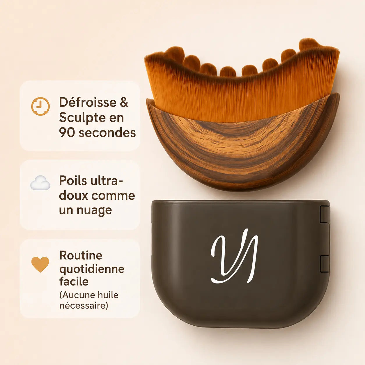Venera™ – Brosse Drainante Visage